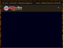 Tablet Screenshot of killerbeeinc.com
